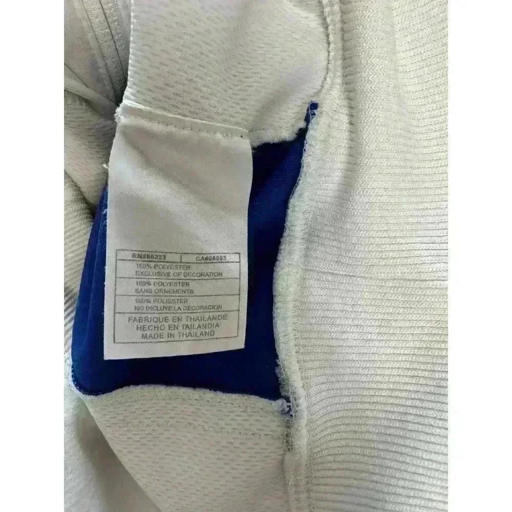 Nike Air Jordan Jumpman Jacket Full Zipper Men’s XL White With Blue Trim Track - Picture 7 of 15